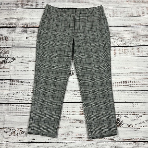 LOFT Pants - Ann Taylor loft cropped plaid pants